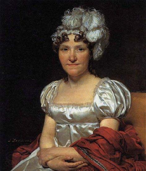 Jacques-Louis  David Portrait of Marguerite-Charlotte David